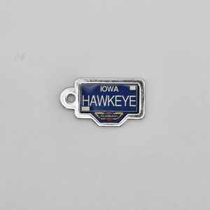 Vintage 1990 Galoob Micro Machines License Plate Iowa HAWKEYE